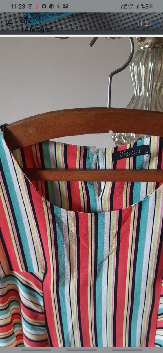 Piliseli, Çizgili Hamile Bluzu - Görsel 2