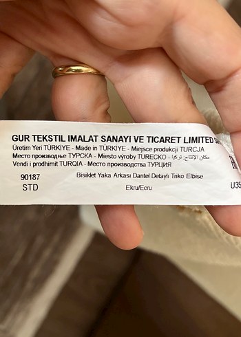 diğer Beden beyaz Renk Beyaz Kısa Kollu Örgü Elbise