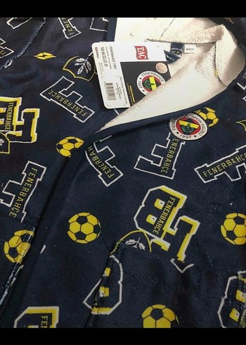 taç Erkek Çocuk Lacivert Baskılı Bornoz - Görsel 6