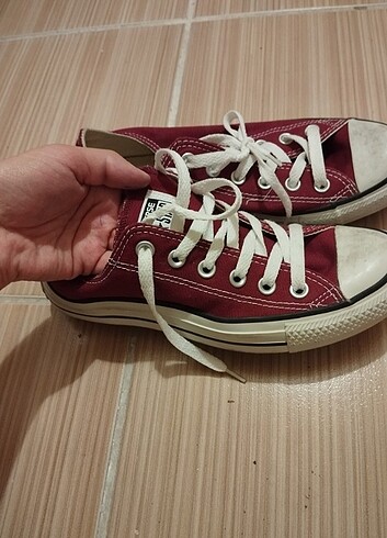 37,5 Beden bordo Renk Converse ayakkabı