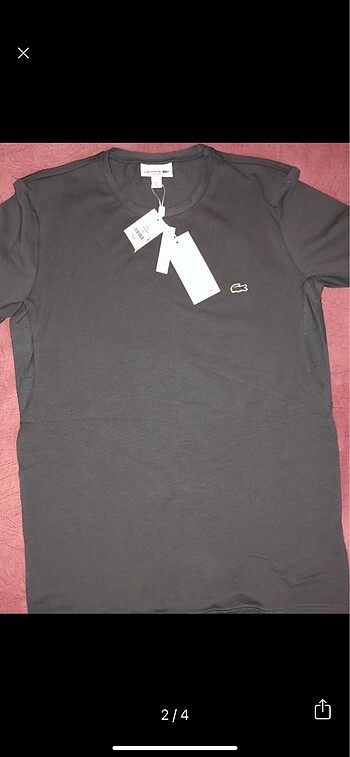 Lacoste lacoste etiketli siyah tshirt
