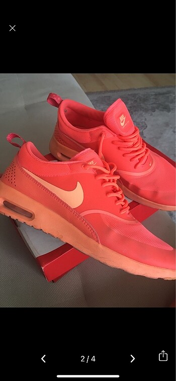 39 Beden turuncu Renk Nike spor ayakkabı