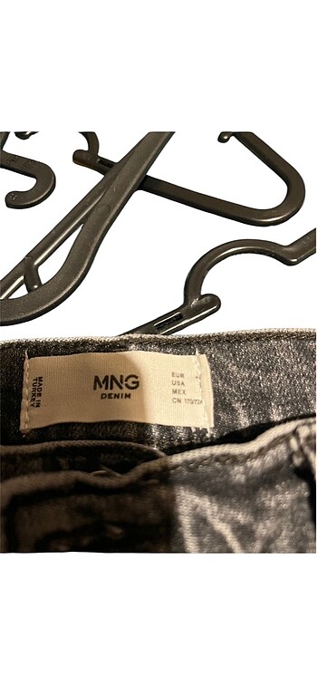 40 Beden gri Renk Mango slim fit jean