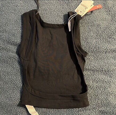 xs Beden gri Renk SIRT DEKOLTELİ TSHIRT