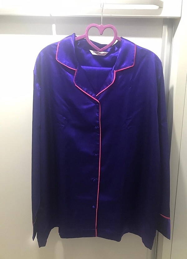 Saten pijama takımı - Görsel 5