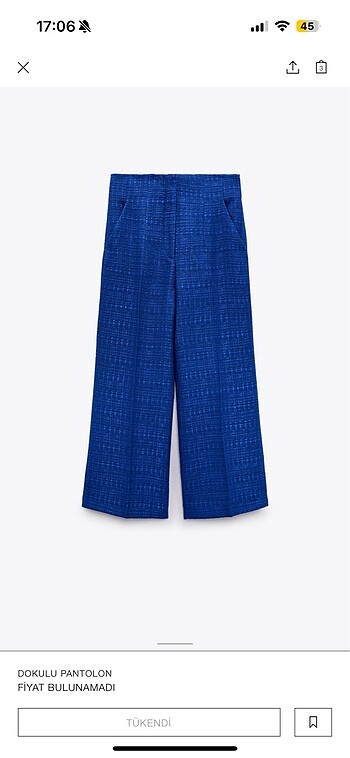 Zara tüvit kumaş pantolon - Görsel 2