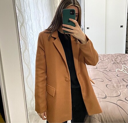 38 Beden camel Renk Yeni blazer ceket