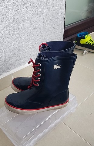 ORJİNAL LACOSTE yağmur çizmesi 