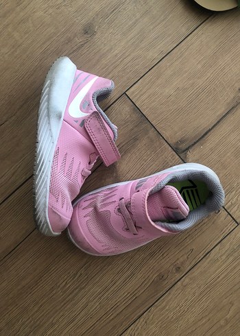 23 Beden Kız Çocuk Pembe Nike Sneakers Velcro