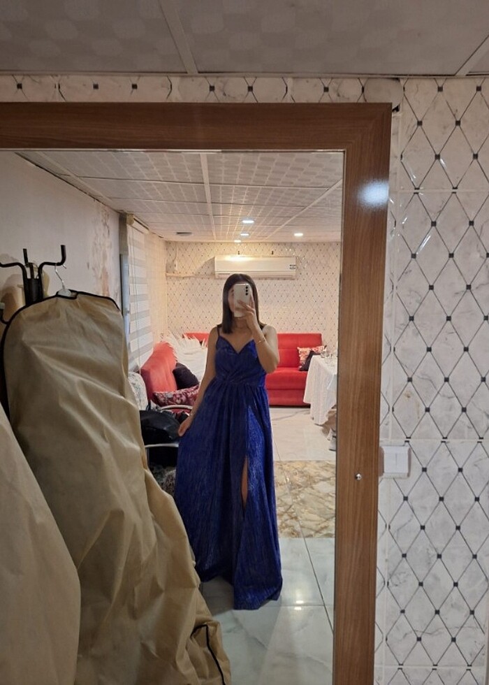 Işıltılı Uzun Elbise - Görsel 3