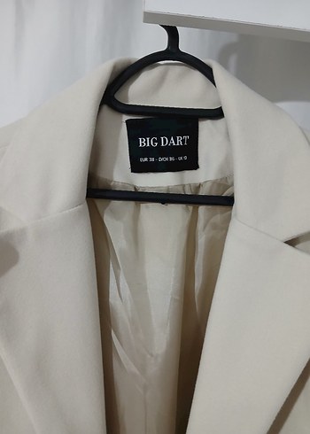 krem kaşe kaban - Görsel 3