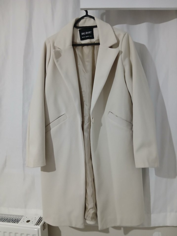 krem kaşe kaban - Görsel 2