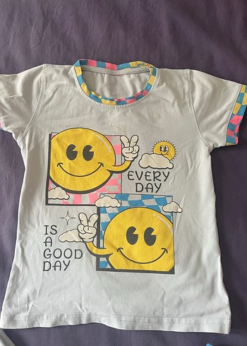 24-36 Ay Beden Kız Çocuk Renkli Batik Desenli Kısa Kollu Pijama