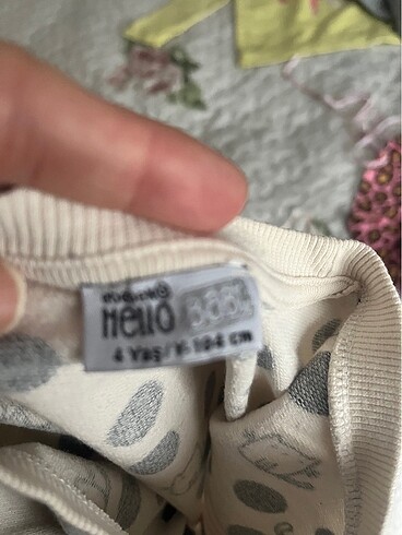 24-36 Ay Beden çeşitli Renk Kız çocuk sweat