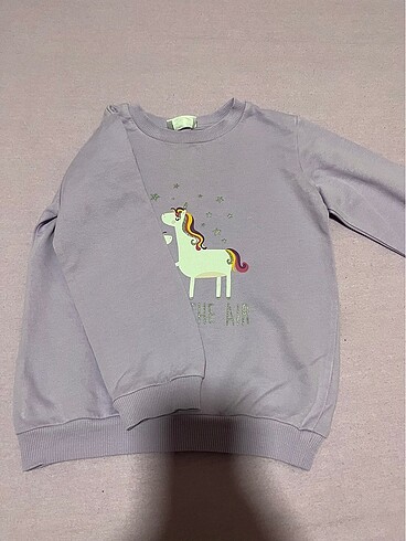 24-36 Ay Beden çeşitli Renk Kız çocuk sweat