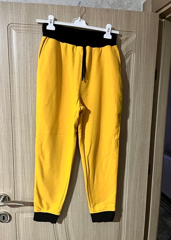 Sarı Kadın Oversize Eşofman Takımı - Görsel 3