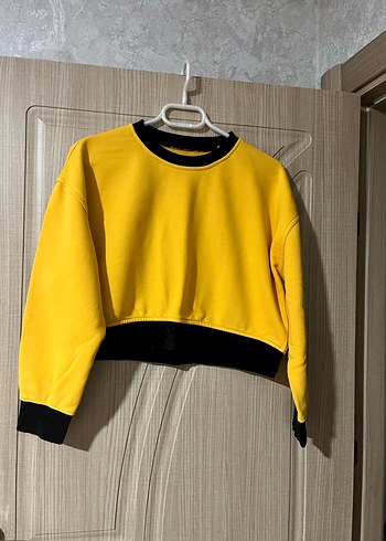 Sarı Kadın Oversize Eşofman Takımı - Görsel 2