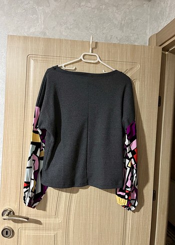 Salaş bluz füme renk - Görsel 6