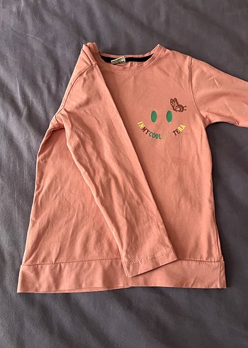 Kız Çocuk Pembe Baskılı Sweatshirt - Görsel 2