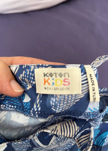 Koton Kız Çocuk Desenli Tulum
