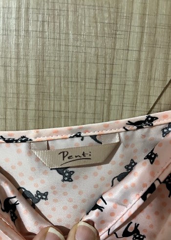 Pembe İnce Askılı Midi Gecelik - Görsel 6