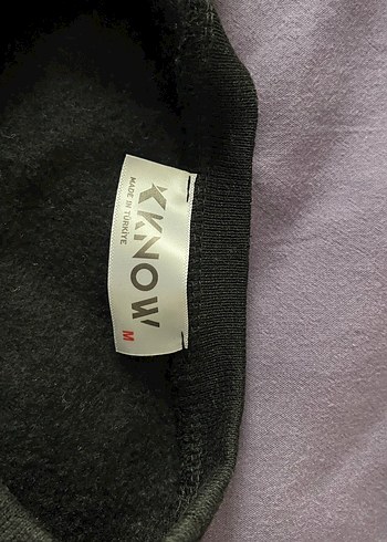 Siyah Oversize Kadın Sweatshirt - Görsel 4