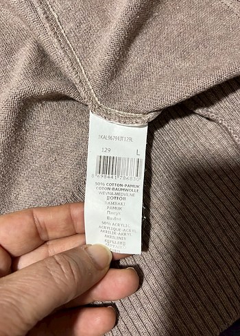 Kadın Hırka sütlü kahve rengi - Görsel 6