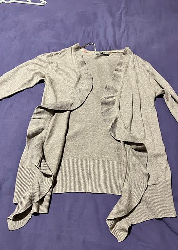 Kadın Hırka sütlü kahve rengi - Görsel 3