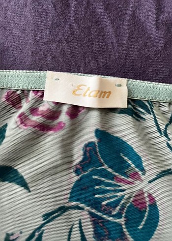 m Beden Çiçek Desenli Mini Kadın Pijama Takımı