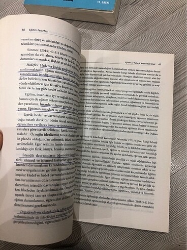  EĞİTİM FELSEFESİ KİTABI