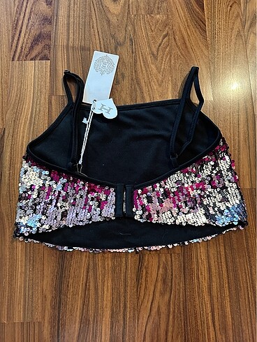s Beden çeşitli Renk Home Store Askılı Payetli Crop Abiye Büstiyer