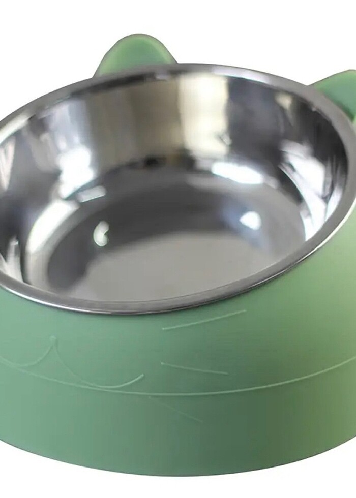 Paslanmaz Çelik Kedi Mama Kabı - Görsel 3