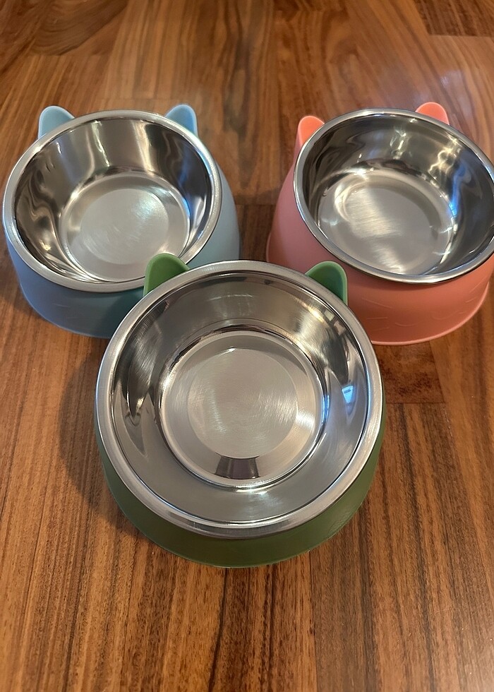 Paslanmaz Çelik Kedi Mama Kabı - Görsel 2