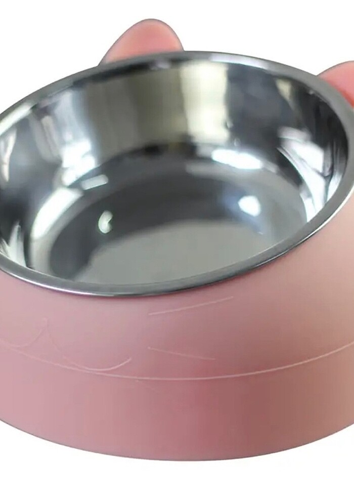 Paslanmaz Çelik Kedi Mama Kabı - Görsel 2