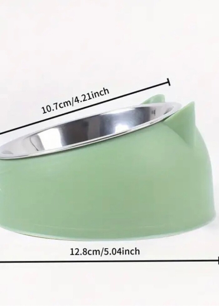 Paslanmaz Çelik Kedi Mama Kabı - Görsel 5