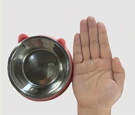 Paslanmaz Çelik Kedi Mama Kabı - Görsel 5