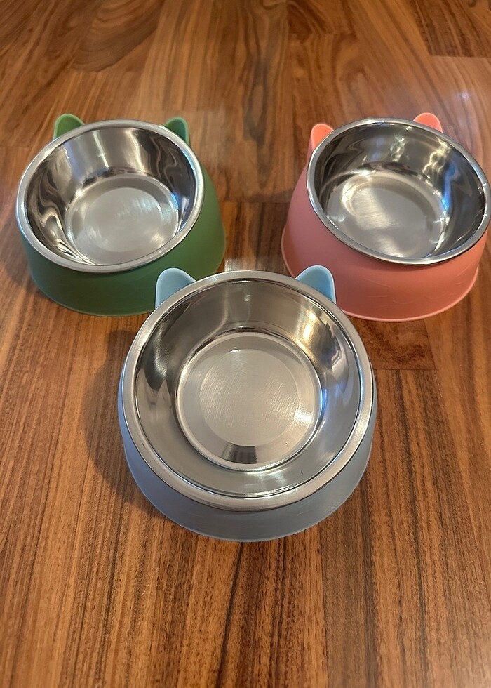 Paslanmaz Çelik Kedi Mama Kabı - Görsel 2