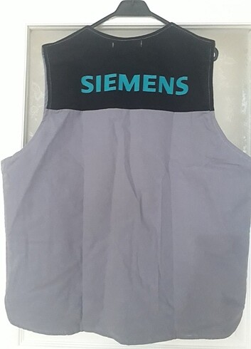 l Beden gri Renk (Siemens) Marka Kaliteli Kalın Kumaş İş Yeleği
