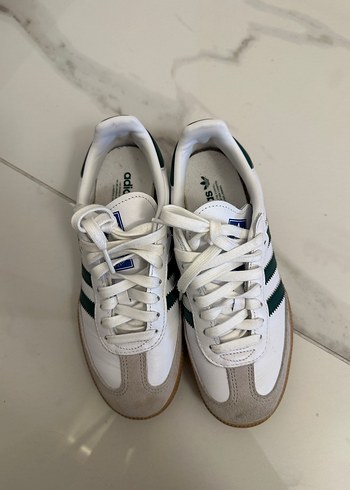 Beyaz Adidas Samba Kadın Spor Ayakkabı - Görsel 3