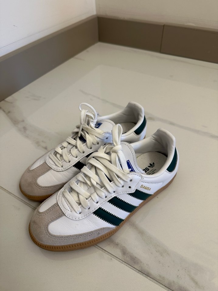 Beyaz Adidas Samba Kadın Spor Ayakkabı - Görsel 2