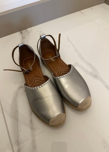 Ayakkabı Dünyası Gri Kadın Sandalet - Görsel 3