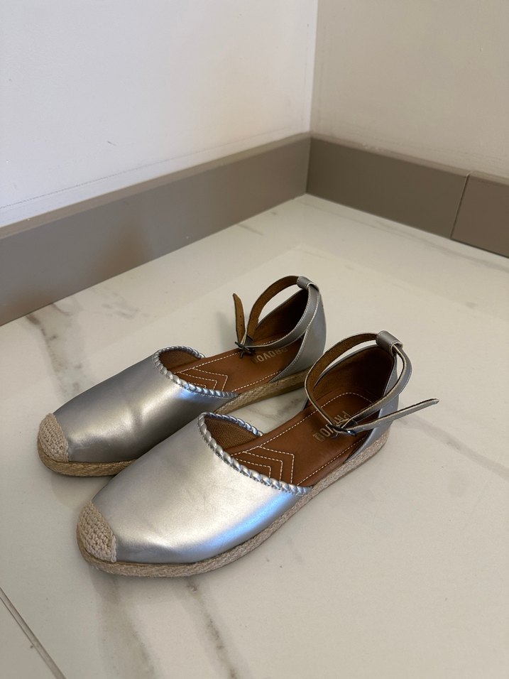 Ayakkabı Dünyası Gri Kadın Sandalet - Görsel 2