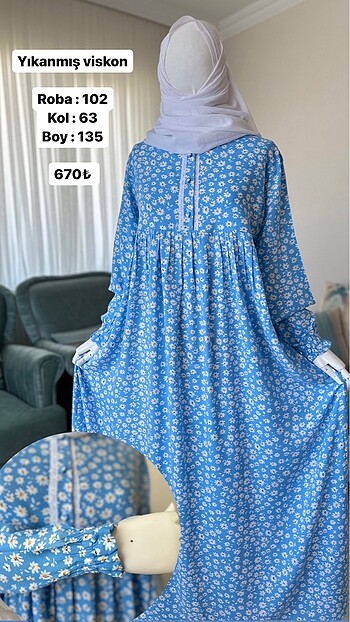 Robalı elbise