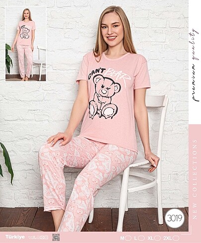 m Beden Pijama takımı