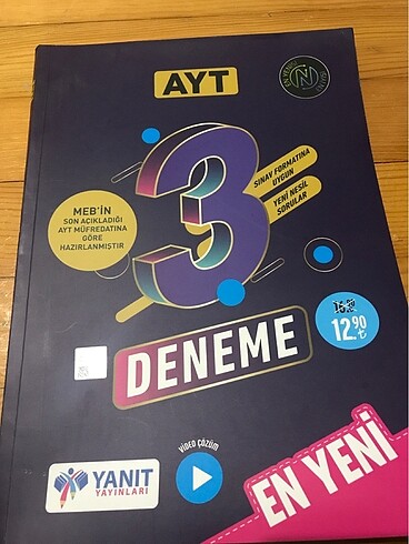 yanıt 3 ayt deneme
