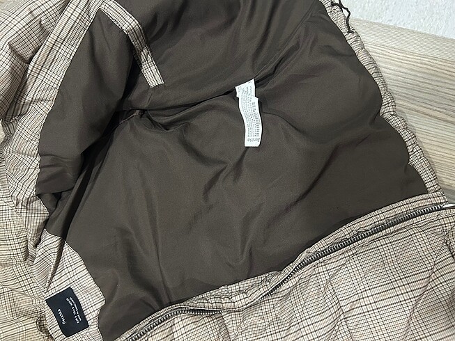 s Beden kahverengi Renk BERSHKA şişme mont