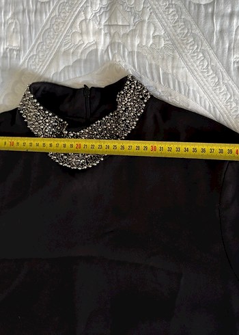 A Kesim ince krep elbise - Görsel 3