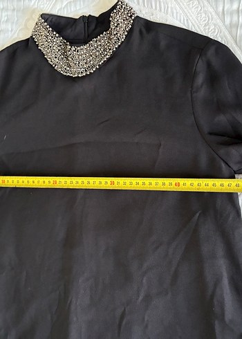 A Kesim ince krep elbise - Görsel 2