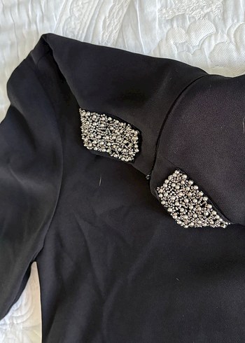 A Kesim ince krep elbise - Görsel 6