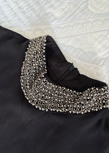 A Kesim ince krep elbise - Görsel 5